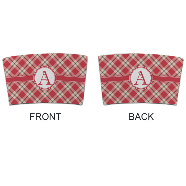 Red & Tan Plaid Coffee Cup Sleeve - APPROVAL