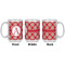 Red & Tan Plaid Coffee Mug - 15 oz - White APPROVAL