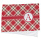 Red & Tan Plaid Cooling Towel (Personalized)