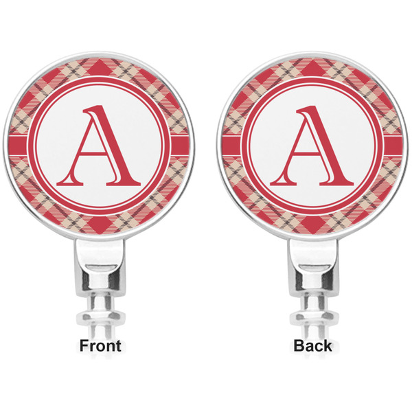 Red & Tan Plaid Corkscrew - Apvl