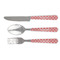 Red & Tan Plaid Cutlery Set (Personalized)