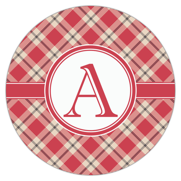 Red & Tan Plaid Drink Topper - XSmall - Single