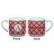 Red & Tan Plaid Espresso Cup - 6oz (Double Shot) (APPROVAL)