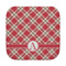 Red & Tan Plaid Face Towel (Personalized)