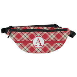 Red & Tan Plaid Fanny Pack - Classic Style (Personalized)