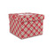 Red & Tan Plaid Gift Box with Lid - Canvas Wrapped - Small (Personalized)