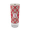 Red & Tan Plaid 2 oz Shot Glass - Glass with Gold Rim (Personalized)