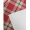 Red & Tan Plaid Golf Towel - Detail