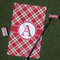Red & Tan Plaid Golf Towel Gift Set - Main