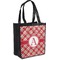 Red & Tan Plaid Grocery Bag (Personalized)