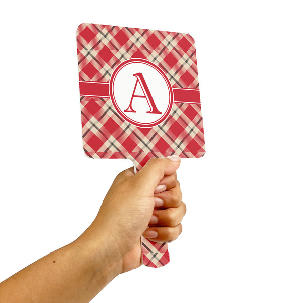 Red & Tan Plaid Hand Mirrors - Alt View