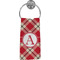 Red & Tan Plaid Hand Towel - Full Print (Personalized)