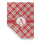 Red & Tan Plaid House Flags - Double Sided - FRONT FOLDED