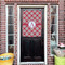 Red & Tan Plaid House Flags - Double Sided - (Over the door) LIFESTYLE