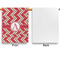 Red & Tan Plaid House Flags - Single Sided - APPROVAL