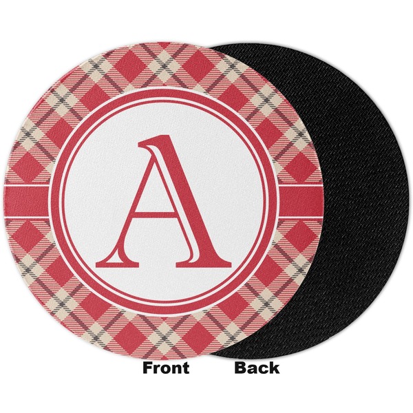 Red & Tan Plaid Jar Opener - Apvl