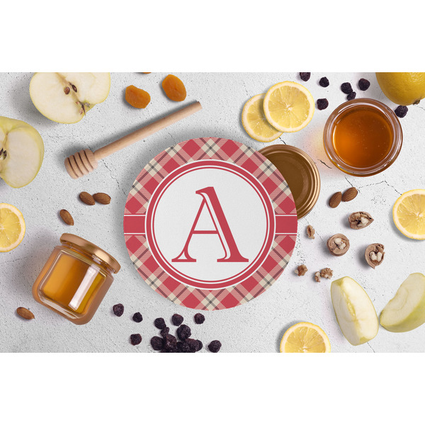 Red & Tan Plaid Jar Opener - Lifestyle Image