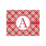 Red & Tan Plaid Jigsaw Puzzles (Personalized)