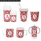 Red & Tan Plaid Kid's Drinkware - Customized & Personalized