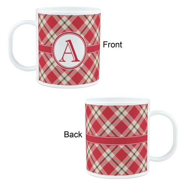 Red & Tan Plaid Kid's Mug - Apvl