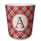 Red & Tan Plaid Kids Cup - Front