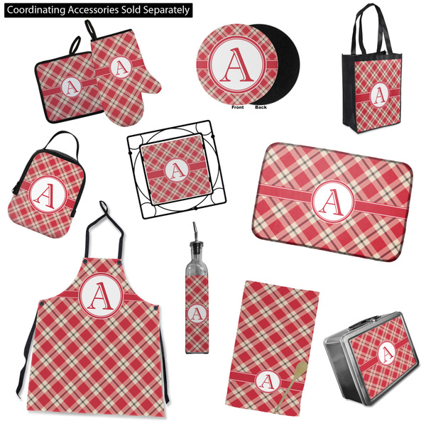 Red & Tan Plaid Kitchen Accessories & Decor