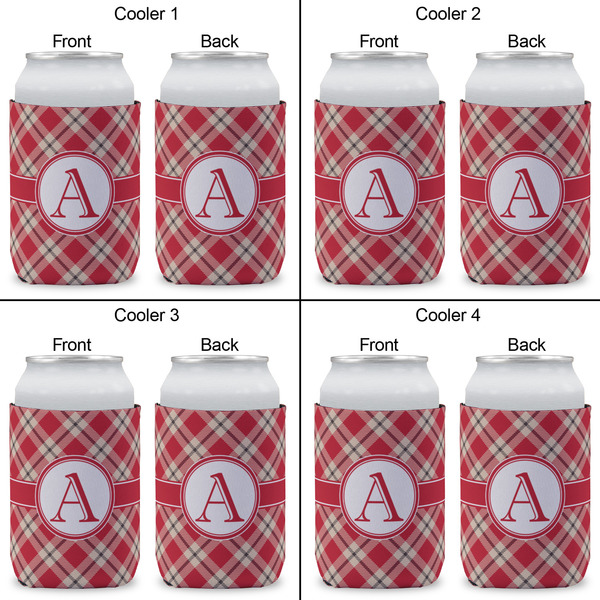 Red & Tan Plaid Can Sleeve (Approval)