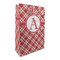 Red & Tan Plaid Large Gift Bag - Front/Main
