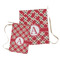 Red & Tan Plaid Laundry Bag - Both Bags