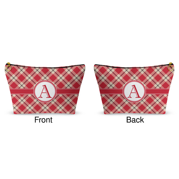 Red & Tan Plaid Makeup Bag Approval