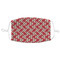 Red & Tan Plaid Adult Cloth Face Mask - XLarge
