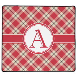 Red & Tan Plaid XL Gaming Mouse Pad - 18" x 16" (Personalized)