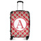 Red & Tan Plaid Medium Travel Bag - With Handle