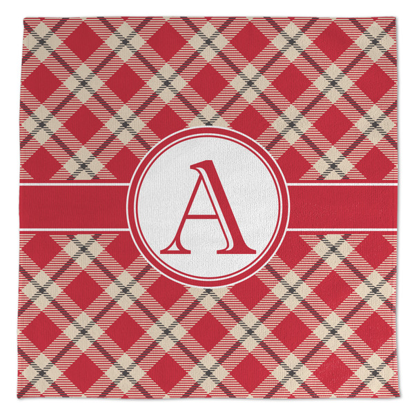 Red & Tan Plaid Microfiber Dish Rag - APPROVAL