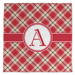 Red & Tan Plaid Microfiber Dish Towel (Personalized)