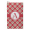 Red & Tan Plaid Microfiber Golf Towels - Small - FRONT