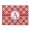 Red & Tan Plaid Microfiber Screen Cleaner (Personalized)