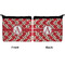 Red & Tan Plaid Neoprene Coin Purse - Front & Back (APPROVAL)