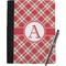 Red & Tan Plaid Notebook Padfolio
