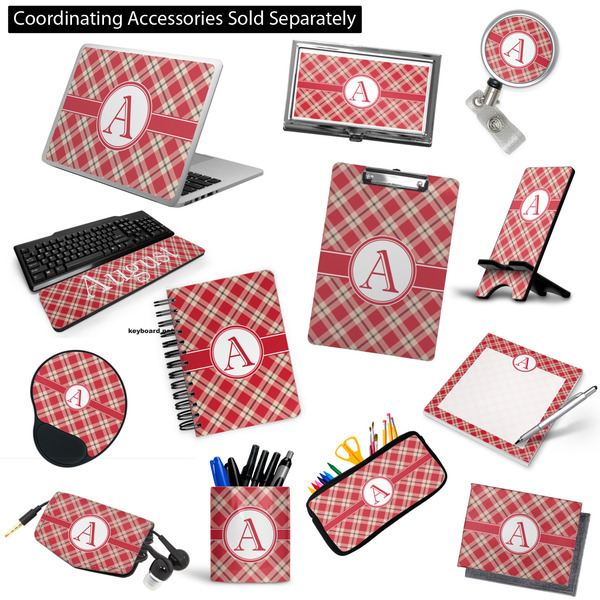 Red & Tan Plaid Office & Desk Accessories