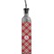 Red & Tan Plaid Oil Dispenser Bottle (Personalized)