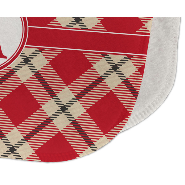 Red & Tan Plaid Old Burp Detail