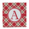 Red & Tan Plaid Party Favor Gift Bag - Gloss - Front