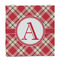 Red & Tan Plaid Party Favor Gift Bag - Matte - Front