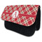 Red & Tan Plaid Pencil Case - MAIN (standing)