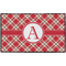 Red & Tan Plaid Personalized - 60x36 (APPROVAL)