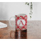 Red & Tan Plaid Personalized Coffee Mug - Lifestyle