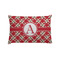 Red & Tan Plaid Pillow Case - Standard (Personalized)