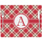 Red & Tan Plaid Placemat with Props