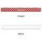 Red & Tan Plaid Plastic Ruler - 12" - APPROVAL